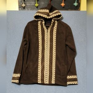 Nick & Sarah Sport Fleece Zip Up Hoodie. Size Small